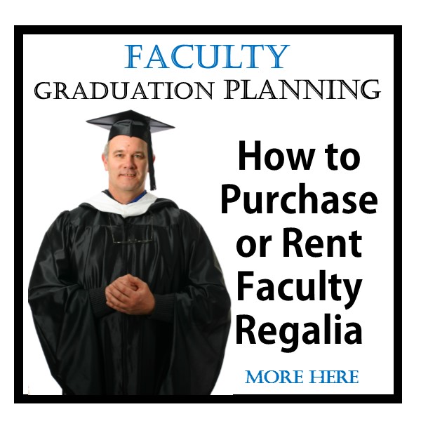 faculty regalia advertisement