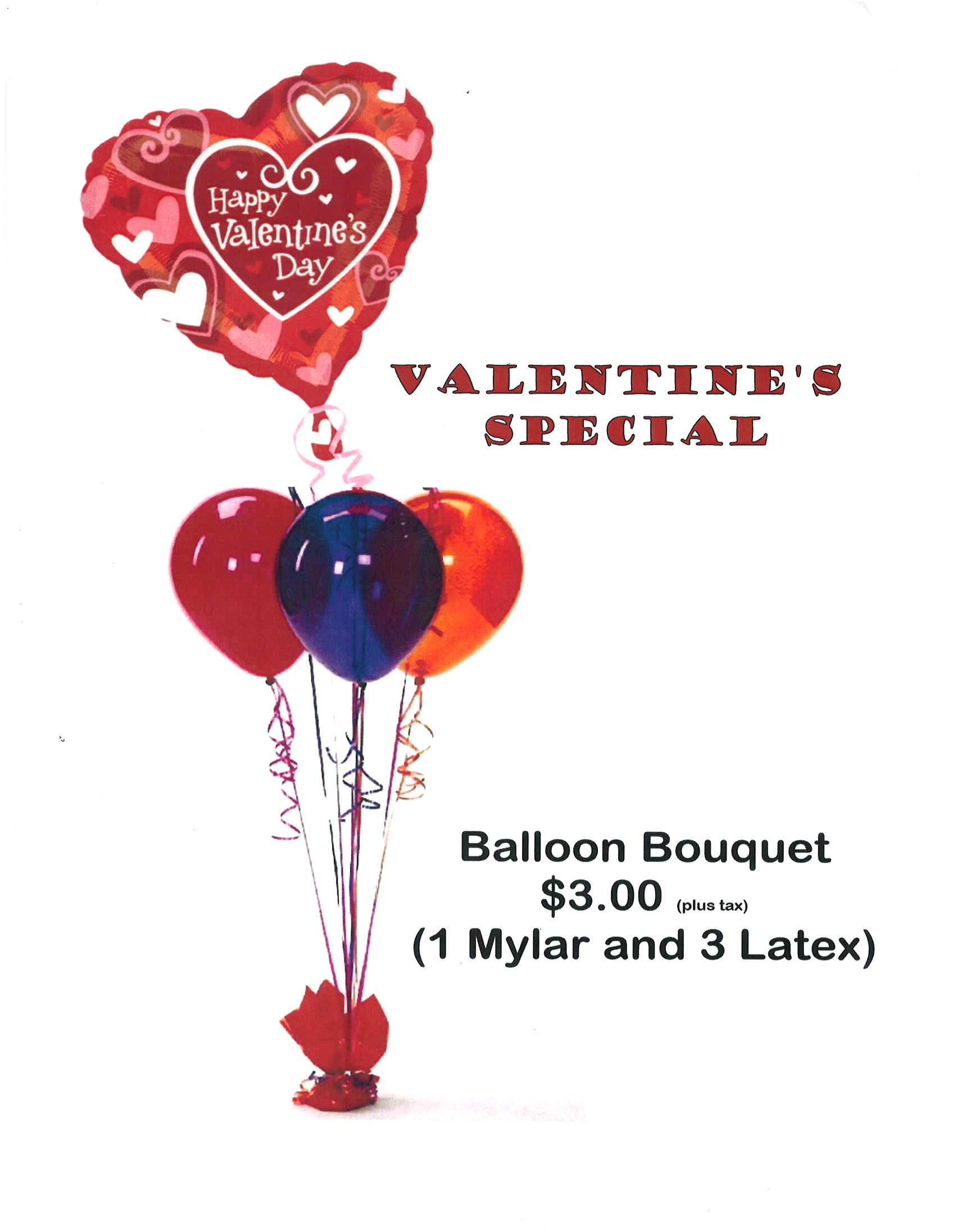 valentines day balloon bouquet